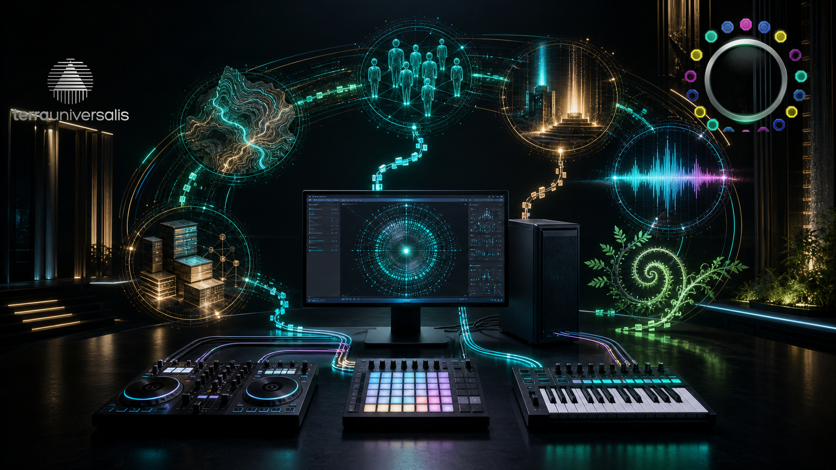 Bastion Citoyen Kukulkan Warrior MIDI 2.0 control ecosystem with Terrauniversalis and Bastion Universalis marks