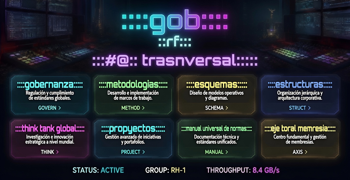 Bastion GOB transversal: governance, methods, schemas, projects, membership