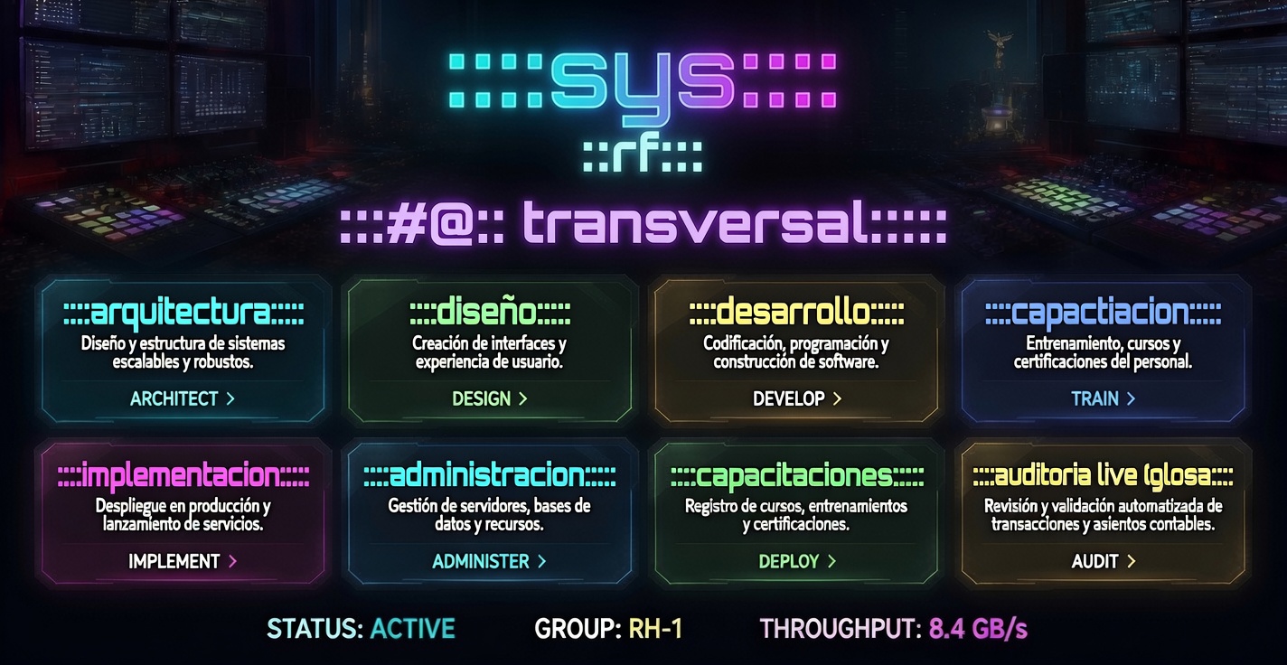 Bastion SYS transversal: architecture, design, development, training, implementation, administration, live audit